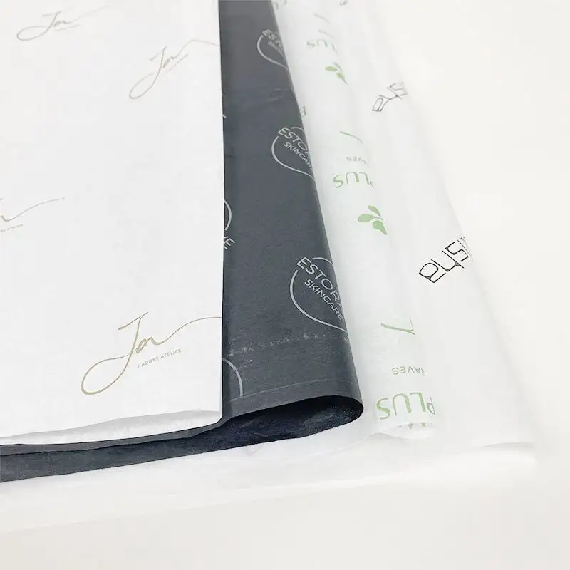 Özel Logo baskılı gıda sınıfı özel baskılı dokulu kağıt çiçek kağıt sarma