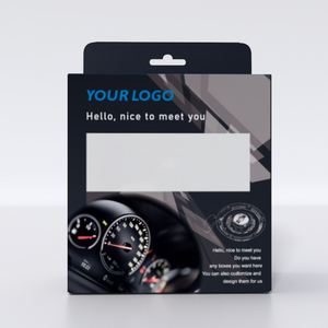 <strong>Display</strong> Boxes Clear <strong>Window</strong> Retail Hanging Packaging Matte Black Folding Cardboard Hang Tab Paper <strong>Box</strong> <strong>With</strong> <strong>Custom</strong> Logo Printing - Product Image 5