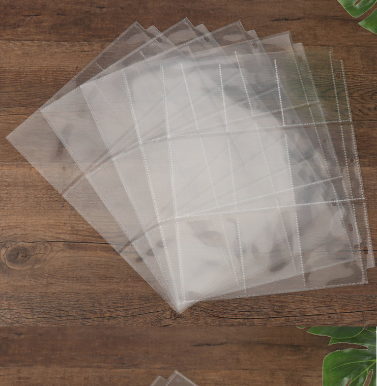 10 feuilles de 9 feuilles transparentes