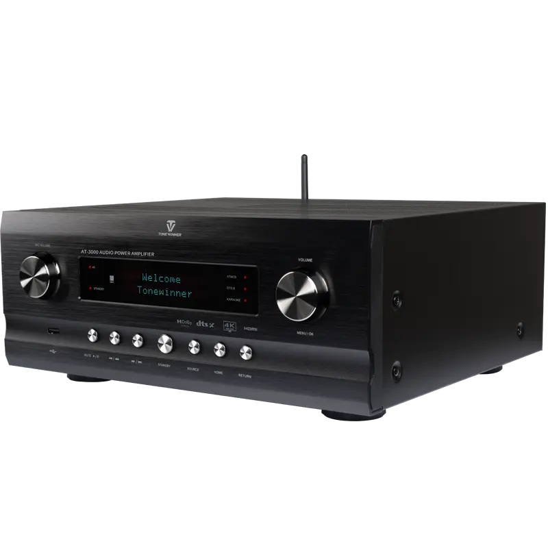 Mejor precio Atmos equipo de sonido 5,1 amplificador de cine en casa receptores 4K amplificador AV inalámbrico de alta potencia amplificador de cine en casa