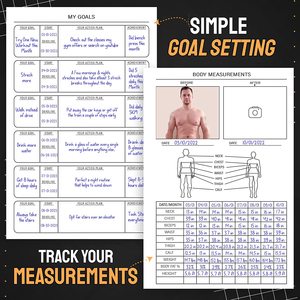 Custom A5 Hardcover Fitness Journal Workout Planner Sturdy Workout <strong>Log</strong> Book to Track, Gym Home Workout Free Design <strong>Notebook</strong> - Product Image 4