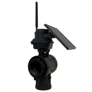 Solar 4G Wireless Smart Water Valve Actuator Motorized 3&quot; Inch PVC Ball Valve 3 <strong>Way</strong> for Farm Agriculture Irrigation &amp; Watering - Product Image 1