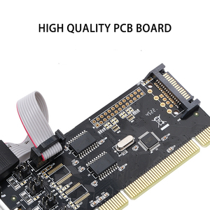 Customized 2-Port RS232 Serial Port Expansion <strong>PCI</strong> Dual 9-Pin COM Card Multi Serial Port Expansion Card for Computer Made Copper - Product Image 6