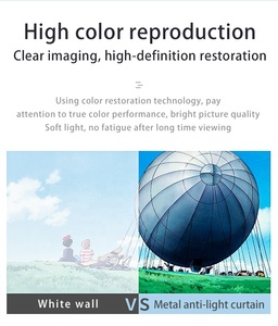 Pantalla de proyector 4K HD ALR de 100 pulgadas, pantalla de proyección de marco fijo de alta calidad, plegado rápido, 16:9, directamente de fábrica - Product Image 6