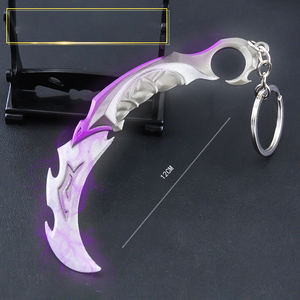 Bán Buôn Anime Mini Mát Trò Chơi Valorant Thủ Súng <span class=keywords><strong>Karambit</strong></span> Dao Đồ Chơi Mặt Dây Chuyền Keychain Valorant Cho Nam Giới Phụ Nữ Quốc Phòng Trang Trí - Product Image 5