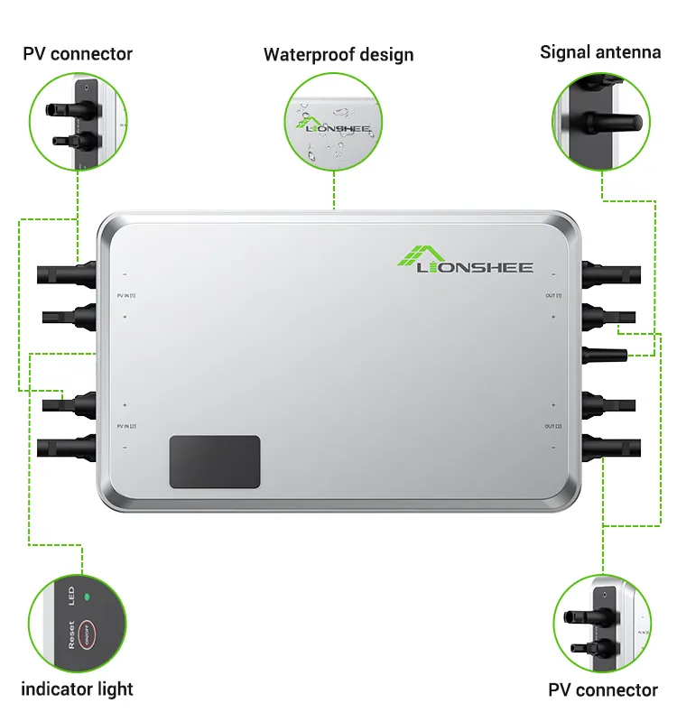 लायंसही स्मार्ट बालकनी पीवी सेट 1600W पीवी हब 2KWh बैटरी 800W माइक्रो इन्वर्टर प्लग एंड प्ले आसान इंस्टाल पीवी सोलर सिस्टम OEM ब्रांड