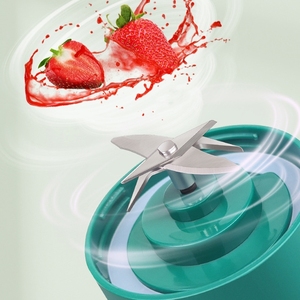 Portable Blender Cup Electric USB Mini Juicer Blender for Shakes and Smoothies <strong>Juice</strong> 380ml Six Blades Great for Mixing - Product Image 3