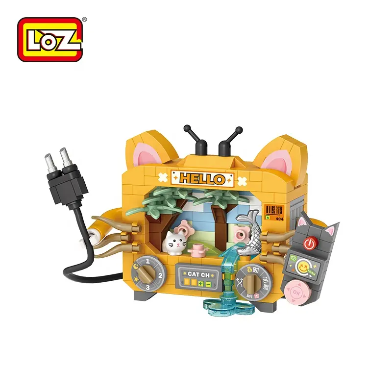 LOZ Mikro partikel Klein gerät Mini TV 360PCS pädagogische Kinder Spielzeug Geschenke