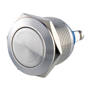 Blocco interruttore a pulsante DPDT e Non blocco antincendio Mini interruttore a pulsante Micro pulsante di alta qualità 2pin 19mm 48VDC - Product Image 5