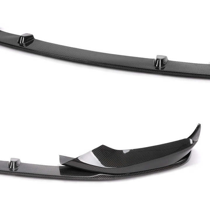 G30 G31 M Performance Style Carbon Fiber Front Bumper Lip Spoiler with Splitter for BMW 520 530 540 550 with M Package 2018 up