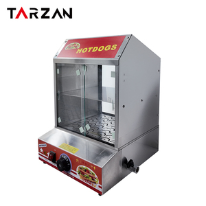 2024 yeni Hot Dog Hamburger vapur gıda profesyonel paslanmaz çelik ısıtıcı ticari ekmek Hot Dog ısıtıcı