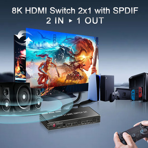 Directo de fábrica 8K Fast HDMI video Switcher Switch Support ARC HDMI Switch con Audio EARC SONOS USB 2 puertos HDMI KVM switch - Product Image 2
