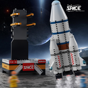 Moyu Spaceflightシリーズ宇宙ステーション教育ビルディングブロックMOCミニビルドレンガおもちゃクリエイティブロケットミニブロック子供用