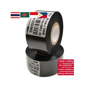 UNIONCODING 25mm x 100m Máquina codificadora de fecha de estampado en caliente Tamaño personalizable Cinta de fecha de codificación de sello en caliente - Product Image 1