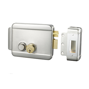 SS Rim <strong>Lock</strong> with Computer <strong>Keys</strong> 12VDC Nickel Plating - Product Image 2