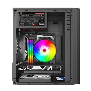 Kardan adam CS022 PC oyun kasası yeni varış orta kule akrilik bilgisayar masaüstü MATX Mini ITX oyun bilgisayarlar için siyah kılıf - Product Image 3