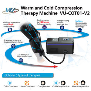 Nouvel équipement de physiothérapie chaud froid et système de thérapie par compression en option 7 poignets pour la récupération de la taille genou épaule cheville - Product Image 2