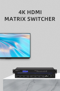ISonicavct 4K высокой четкости аудио видео конференц-связь мультимедиа 4-вход 4-выход интерфейс коммутатор контроллер матрица процессора - Product Image 2