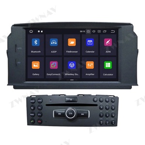 Android 11 araba GPS navigasyon DVD OYNATICI MERCEDES BENZ C sınıfı için C180/C200/C230 araba otomobil radyosu çalar Stereo kafa ünitesi DSP IPS - Product Image 5