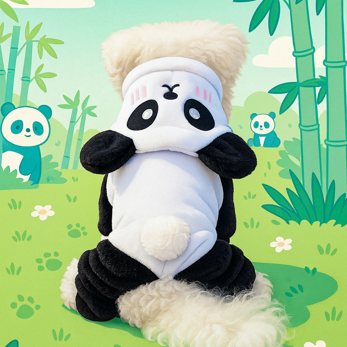 Bianco e nero - Costume di trasformazione del panda
