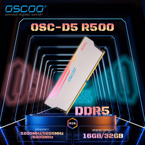 OSCOO 16GB/32GB DDR5 UDIMM Hot RAM RGB 5200/5600MHz 1.35V ECC Desktop Gaming Memory PC DRAM <strong>DDR</strong> for Computer Accessories - Product Image 3