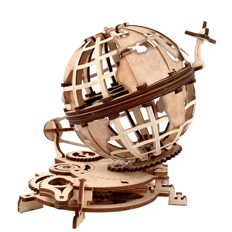 Speelgoed Kids 2021 Nieuwe Houten 3D Power Globe Puzzel Educatief Spel Volwassenen En Kinderen Puzzels