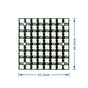 WS2812 LED 5050 RGB 8 × 8 64 LED-Matrix für Arduino