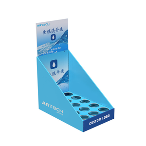 Caja de exhibición de papel de cartón para supermercado, Mostrador de punto de encimera con logotipo personalizado para tienda minorista - Product Image 1