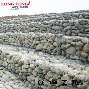 <strong>2x1x0.5m</strong> Hot Dipped Galvanized <strong>Gabion</strong> Mattress Price/Strong Structure Retaining <strong>Gabion</strong> Wall Prevent Rocks Fall - Product Image 2