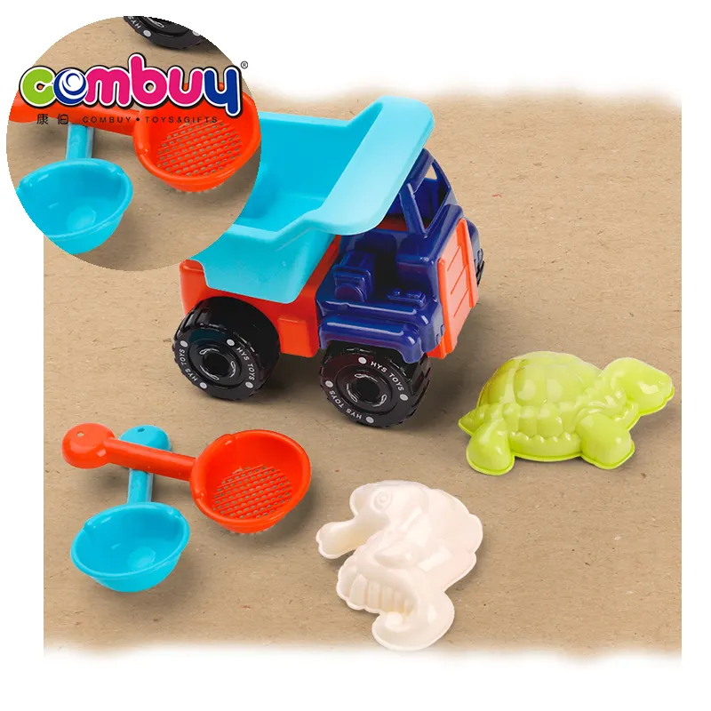 Outdoor play summer kids game 5pcs car tools beach toy sand