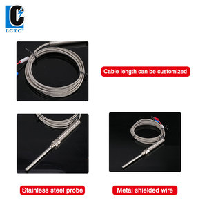 PT100 Platinum Thermal Resistance <strong>Temperature</strong> <strong>Sensor</strong> <strong>Temperature</strong> <strong>Control</strong> Waterproof Probe <strong>Temperature</strong> Probe - Product Image 5