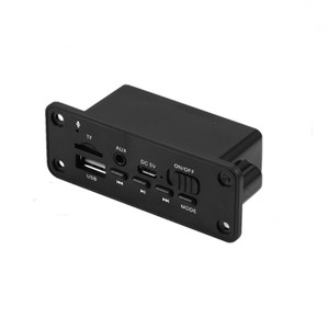 6W amplifikatör DC 5V mikrofon Bluetooth 5.0 ses USB TF 3W MP3 çalar WMA dekoder kurulu kablosuz FM kart ses kaydedici - Product Image 2