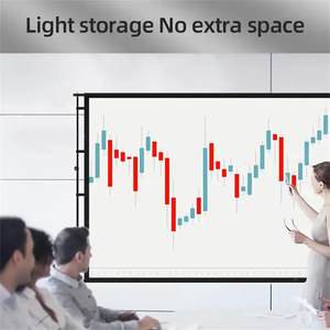 带支架的投影仪电影屏幕，4K HD16:9带支架的投影仪屏幕，用于家庭影院后院影院150英寸 - Product Image 5