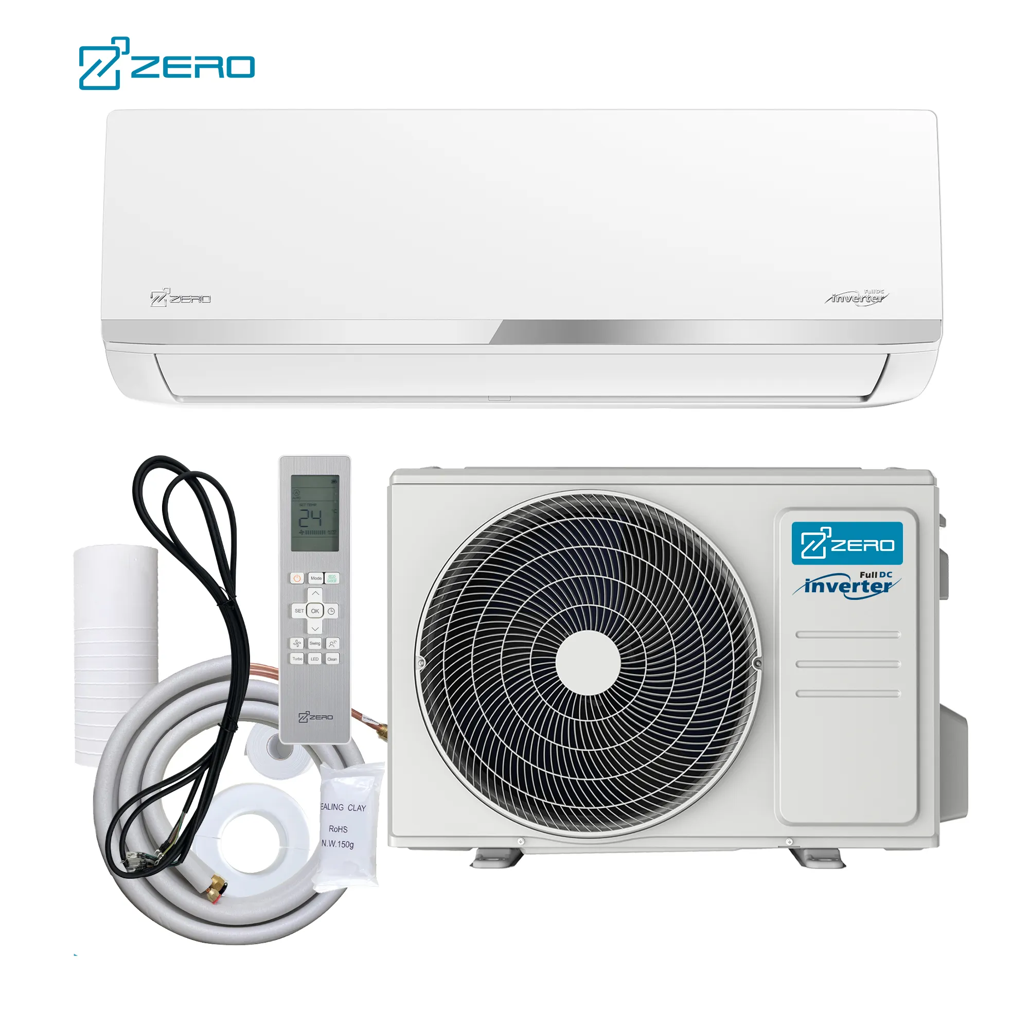 ZERO Z-pro 9000 12000 18000 Btu mini ac ar condicionado split bomba de calor ar condicionado inversor unidade split ar condicionado china