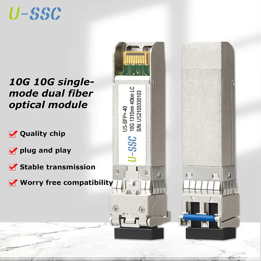 Marca OEM 10G-SFP-ER SFP + 10G 1310nm 40KM DDM LC Compatible con Cisco Huawei