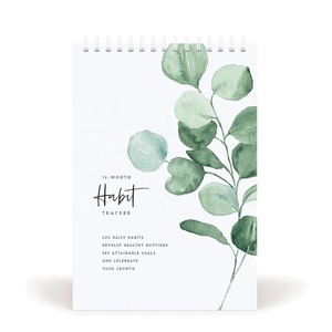 Impresión personalizada diario semanal mensual Tear Off Habit Tracker tablero de escritorio Bloc de notas - Product Image 2