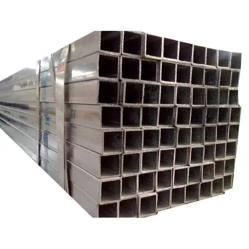 Tuyau d'acier rectangulaire carré galvanisé plongé à chaud de tube de fer de matériau de construction de haute qualité d'Indonésie