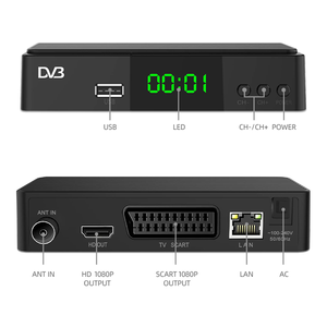 Decodificador personalizado OEM, receptor DVB T2 FTA, decodificador H.265 compatible con MPEG4 LAN, 10 bits, WIFI, EPG, PVR, función DVB T2, decodificador BPX. - Product Image 2