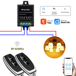 GLC迷你智能家居系统智能图雅开关控制器无线遥控图雅智能开关Wifi图雅开关灯 - Product Image 1