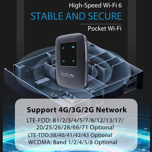 Bộ định tuyến di động Karbor MF820 4G Cat6, bộ định tuyến WiFi mini tốc độ 300Mbps, tốc độ tải lên 150Mbps, cổng Type-C, WiFi băng tần kép 2.4GHz/5.8GHz - Product Image 3