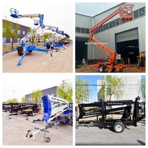 รถเทรลเลอร์ยกกระโดงแบบไฟฟ้ายกยกยกได้แบตเตอรี่ในร่มกลางแจ้ง12ม. 16ม. 20ม. 22ม. - Product Image 6