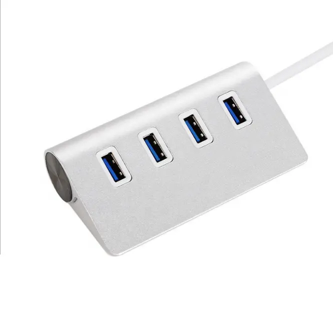 Ad alta Velocità Usb Por Hub Super Veloce Reversibile Usb C Hub Porta di Alluminio Usb Hub 4 Port 3.0 o 7