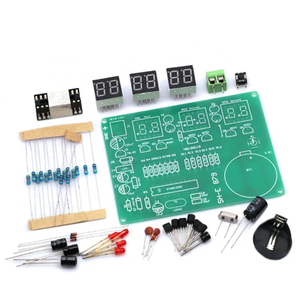 DIY <strong>Kits</strong> AT89C2051 Electronic Clock Digital Tube LED Display Suite Electronic Module Parts and Components DC 9V - 12V - Product Image 3