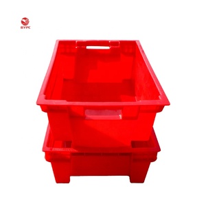 מוצק מתכנס וstackable פלסטיק דגי תיבה/מיכל/מקפיא מגש עבור עופות צמח