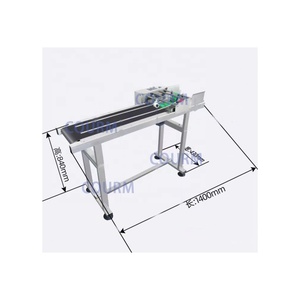 COURM automatico in acciaio inox carta carta PVC stampa a getto d'inchiostro data codice a barre laser batch numero di carta macchina - Product Image 5