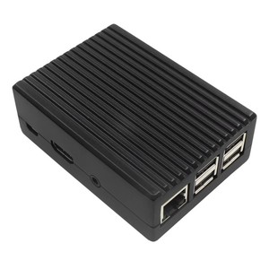 Raspberry Pi 3 B-type Raspberry Pi 3B/3B + carcasa de aleación de aluminio carcasa blindada de disipación de calor