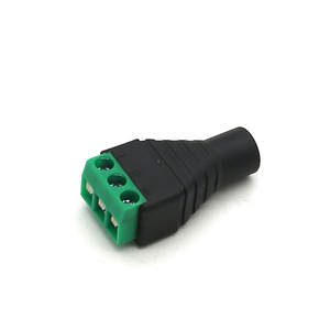 Onlyoa 3.5 mm 1/8 Inch Stereo 3-pole TRS Female <strong>Socket</strong> <strong>Plug</strong> to 3pin Screw <strong>Terminal</strong> <strong>Block</strong> Headphone Balun Solderless Connector - Product Image 1