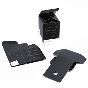 Quảng trường biểu tượng tùy chỉnh thân thiện với môi dập nổi cứng nhắc <span class=keywords><strong>Cube</strong></span> tông nến hộp quà tặng với nghiêng bản lề Nắp - Product Image 4