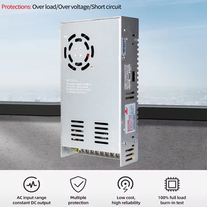 Fuente de alimentación para cámara CCTV de 400W 12V Entrada de 110V/Salida de 24V Corriente de 30A con respaldo de batería - Product Image 5