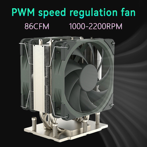Yeni trendler tasarım <span class=keywords><strong>4U</strong></span> sunucu Cpu soğutma fanı 400 120 W Sp5 Cpu soğutucu Pwm 2200 Mm sunucu Cpu Fan Rpm işlemci sunucu radyatör